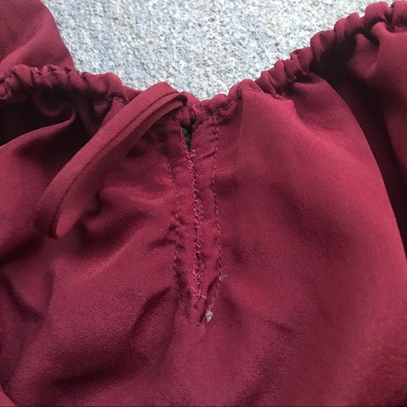 Ruffled racer back blouse - Picture 3 of 4